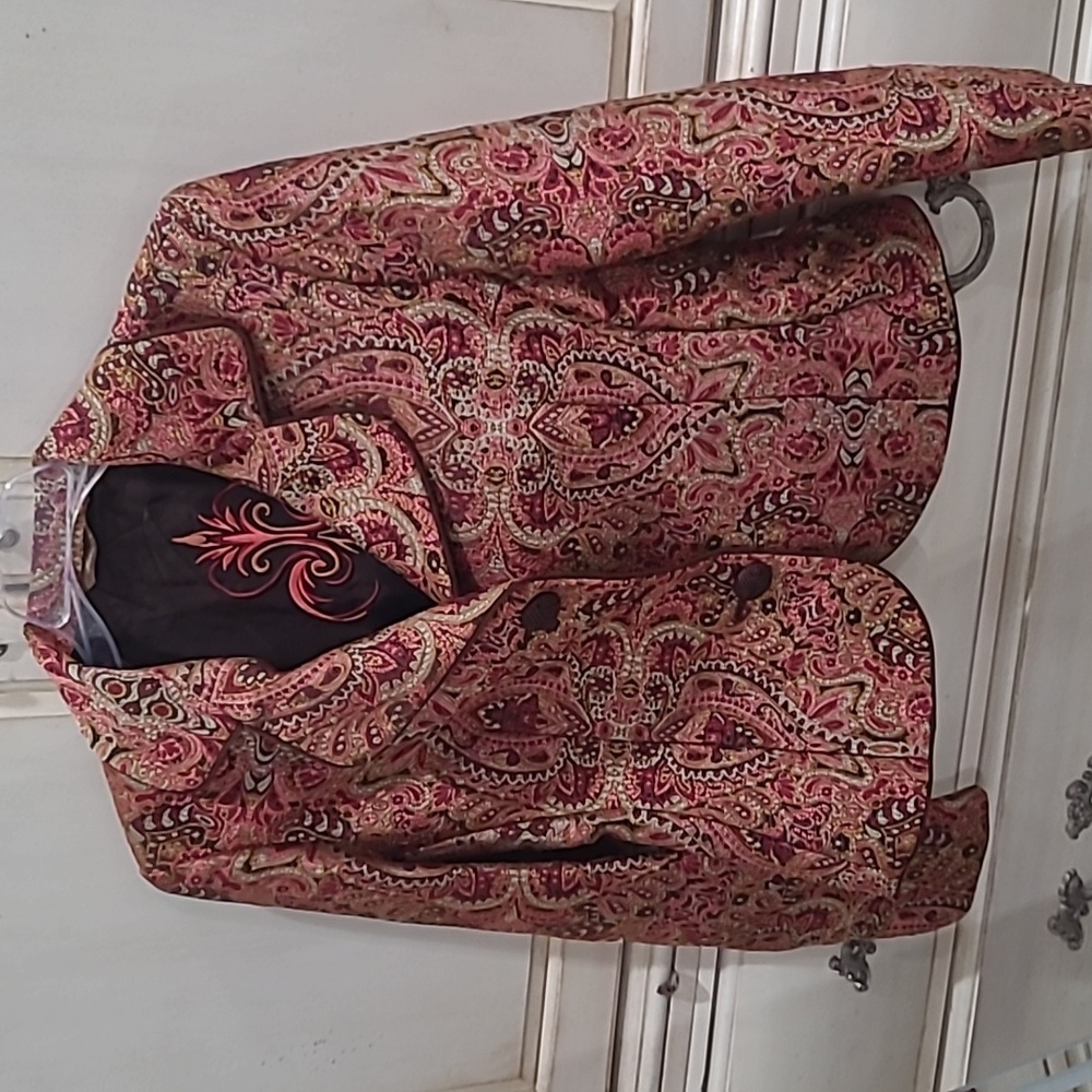 Hannah & Gracie Paisley Design Jacket